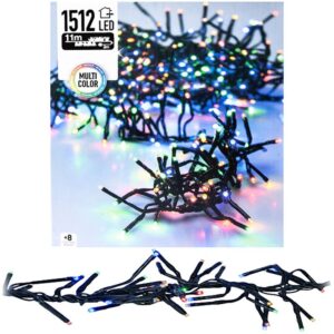 Clusterverlichting 1512 LED - 11m - multicolor