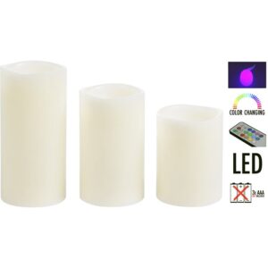 LED kaarsenset met afstandsbediening
