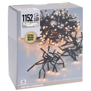 Clusterverlichting 1152 LED - 8.5m - extra warm wit