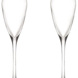 Masterpro Champagneglazen - Fluitglazen - 18.2cl - Kristalglas - 2 stuks