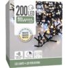 Micro Cluster 200 led - 4m - two tone adorable - Batterij - Lichtfuncties - Geheugen - Timer