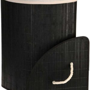 Ceruzo Bamboe Wasmand - Hoek Model - 72L - Zwart